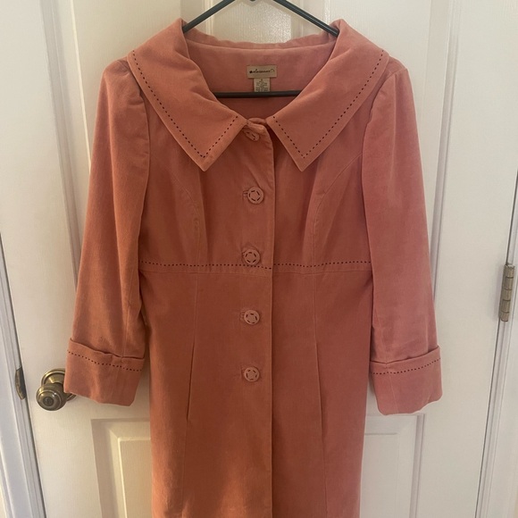 elevenses Jackets & Blazers - Elevenses Pink Button-Up Coat